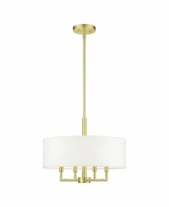 Livex Meridian 4 Lights Pendant Chandelier