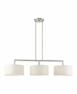 Livex Meridian 3 Lights Linear Chandelier