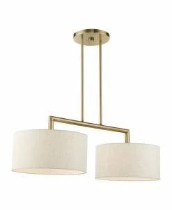 Livex Meridian 2 Lights Linear Chandelier -Hot Sale All Lighting Shop 18141168 fpx