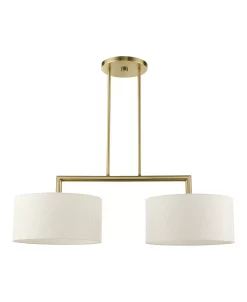 Livex Meridian 2 Lights Linear Chandelier -Hot Sale All Lighting Shop 18141171 fpx