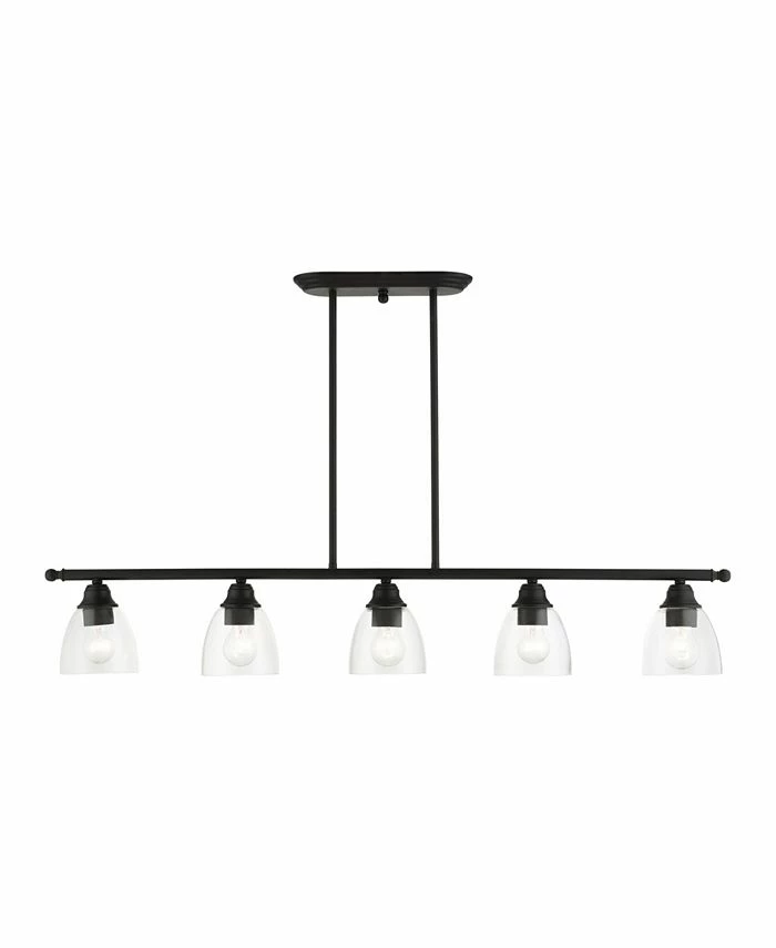 Livex Montgomery 5 Lights Linear Chandelier 3 Livex Montgomery 5 Lights Linear Chandelier