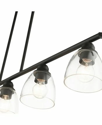 Livex Montgomery 5 Lights Linear Chandelier 4 Livex Montgomery 5 Lights Linear Chandelier - Image 2