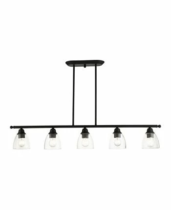 Livex Montgomery 5 Lights Linear Chandelier 8 Livex Montgomery 5 Lights Linear Chandelier - Image 6