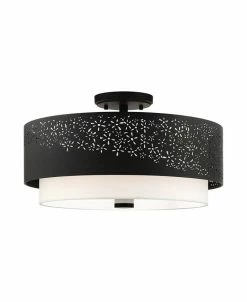 Livex Noria 4 Lights Semi Flush