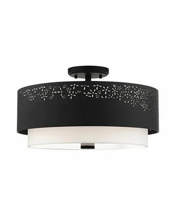 Livex Noria 4 Lights Semi Flush 7 Livex Noria 4 Lights Semi Flush - Image 5