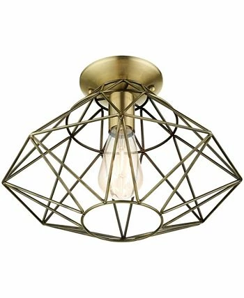 Livex Geometric 1 Light Flush Mount 7 Livex Geometric 1 Light Flush Mount - Image 5