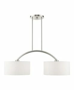 Livex Meridian 2 Lights Linear Chandelier -Hot Sale All Lighting Shop 18141746 fpx