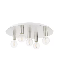 Livex Hillview 5 Lights Flush Mount -Hot Sale All Lighting Shop 18142064 fpx