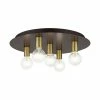 Livex Hillview 5 Lights Flush Mount