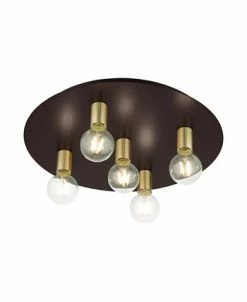 Livex Hillview 5 Lights Flush Mount -Hot Sale All Lighting Shop 18142068 fpx