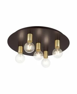 Livex Hillview 5 Lights Flush Mount -Hot Sale All Lighting Shop 18142069 fpx