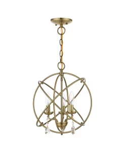 Livex Aria 3 Lights Convertible Chandelier Or Semi Flush -Hot Sale All Lighting Shop 18142703 fpx