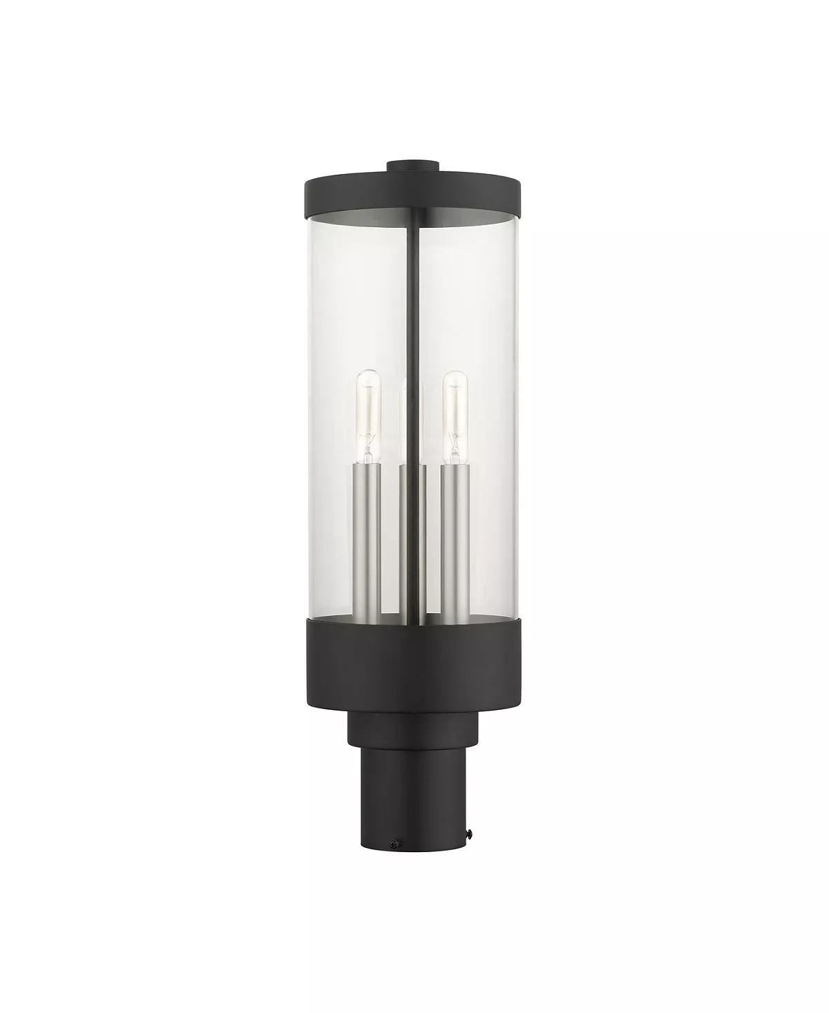 Livex Hillcrest 3 Lights Outdoor Post Top Lantern 8 Livex Hillcrest 3 Lights Outdoor Post Top Lantern - Image 6