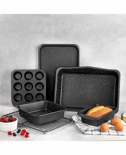 Granite Stone Diamond CkMasater 6-Piece Mineral And Diamond Infused Nonstick Space Saving Stackable Bakeware Set