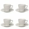 BergHOFF Essentials 6 Oz Porcelain Coffee Cup Saucer, Set Of 4 -Hot Sale All Lighting Shop 18599827 fpx