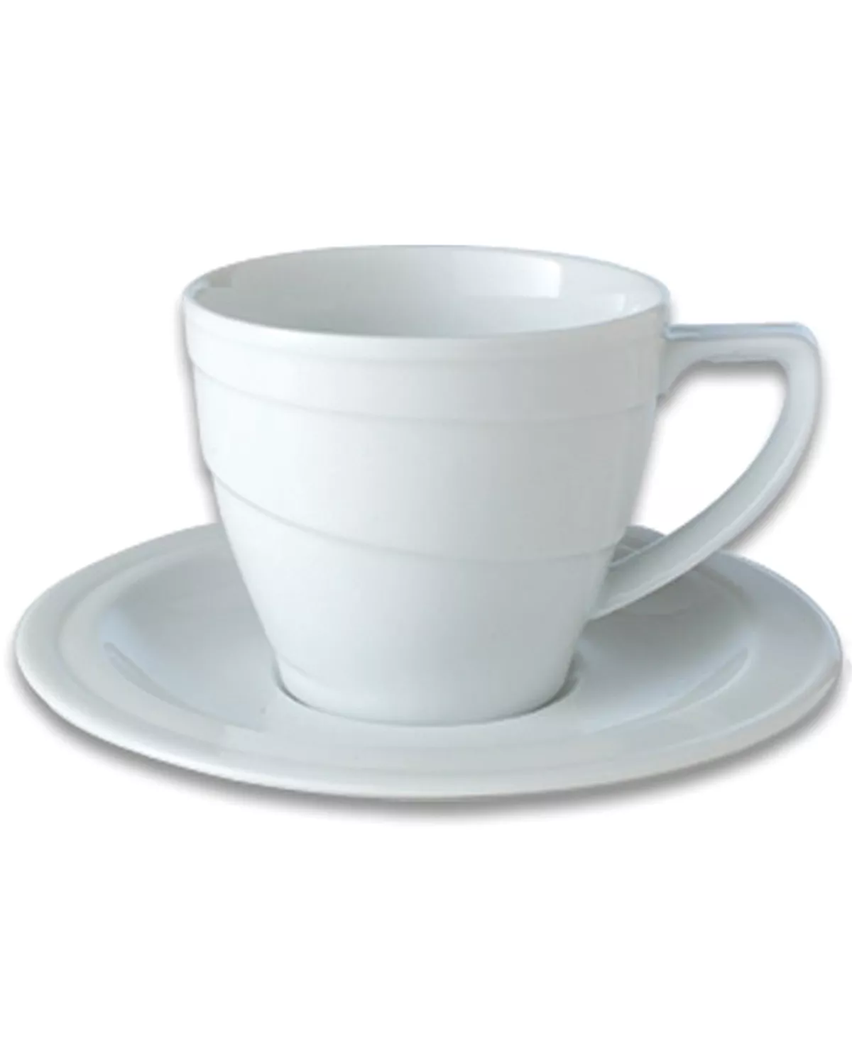 BergHOFF Essentials 12 Oz Porcelain Breakfast Cup Saucer, Set Of 4 4 BergHOFF Essentials 12 Oz Porcelain Breakfast Cup Saucer, Set Of 4 - Image 2