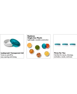 OXO Prep & Go Condiment Keepers, Set Of 3 -Hot Sale All Lighting Shop 19108761 fpx