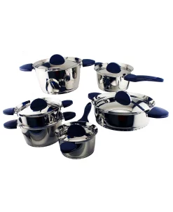 BergHOFF Stacca Stainless Steel 11 Piece Cookware Set