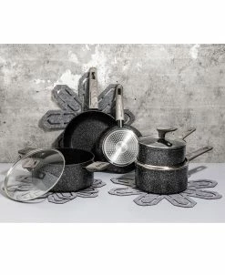Brooklyn Steel Co. 12-Pc. Cosmo Cookware Set