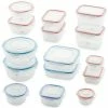 Lock N Lock Easy Essentials 30-Pc. Color Mates Storage Container Set