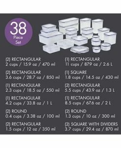 Lock N Lock 38-Pc. Easy Essentials Food Storage Container Set 13 Lock N Lock 38-Pc. Easy Essentials Food Storage Container Set -Hot Sale All Lighting Shop 19660320 fpx