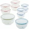 Lock N Lock Easy Essentials Color Mates 20-Pc. Food Storage Container Set