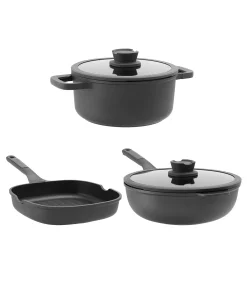 BergHOFF Stone 3 Piece Non-Stick Specialty Cookware Set