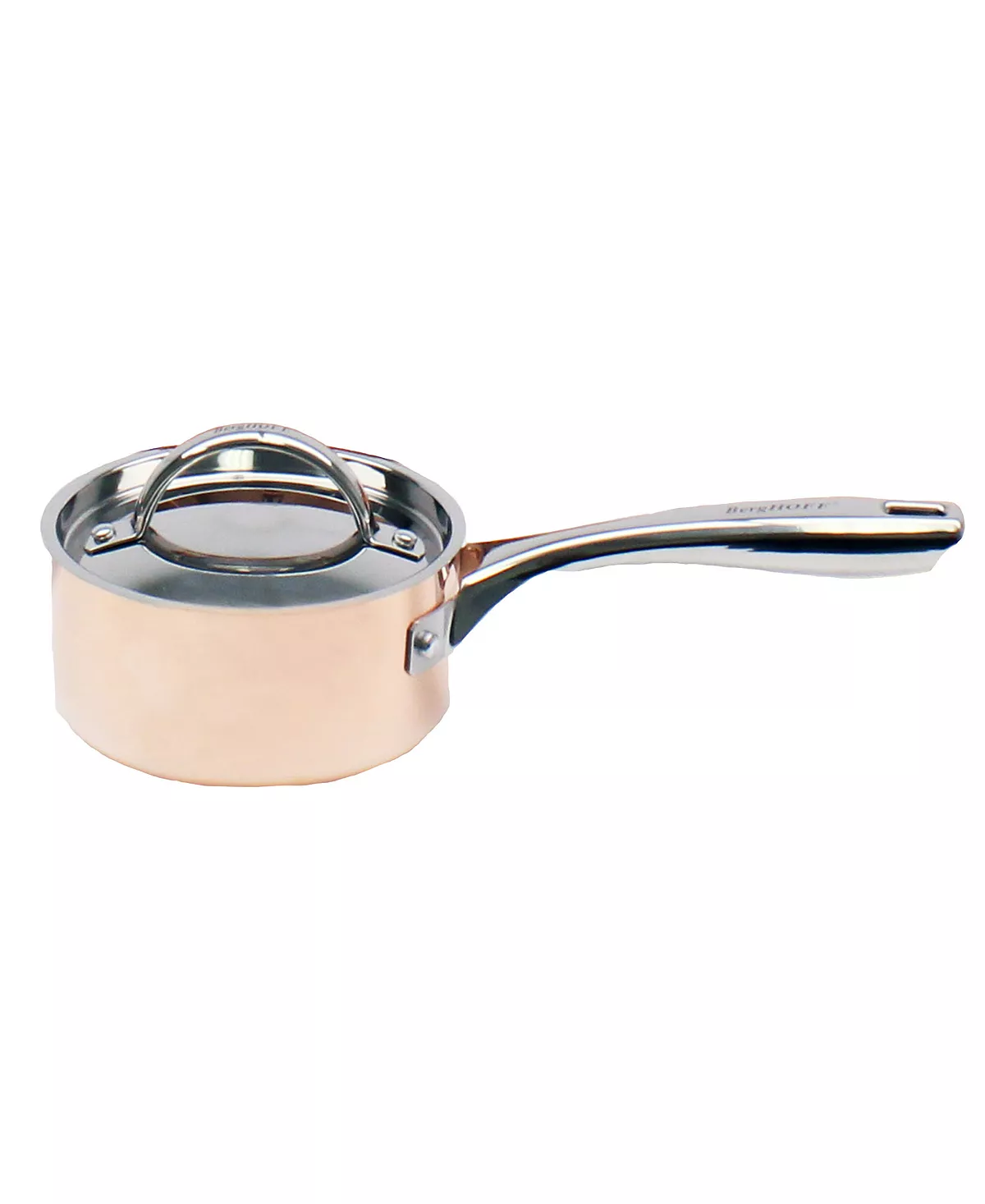 BergHOFF Tri-Ply 5.5 Covered Saucepan, Non-Hammered 3 BergHOFF Tri-Ply 5.5 Covered Saucepan, Non-Hammered