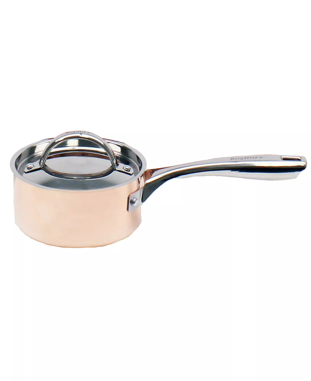 BergHOFF Tri-Ply 8 Covered Saucepan, Non-Hammered 3 BergHOFF Tri-Ply 8 Covered Saucepan, Non-Hammered
