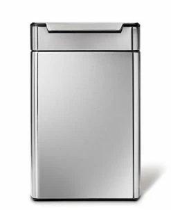 Simplehuman Brushed Stainless Steel 48 Liter Fingerprint Proof Touch Bar Dual Recycler Trash Can -Hot Sale All Lighting Shop 20126125 fpx