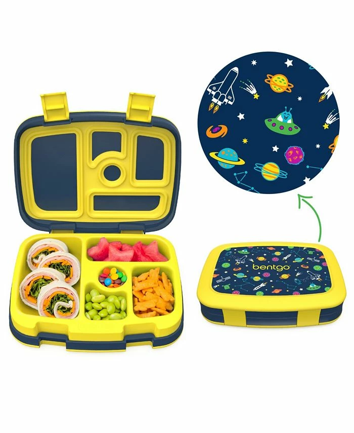 Bentgo Kids Prints Lunch Box - Space 3 Bentgo Kids Prints Lunch Box - Space