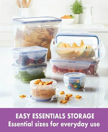Lock N Lock Easy Essentials Rectangular 186-Oz. Food Storage Container 10 Lock N Lock Easy Essentials Rectangular 186-Oz. Food Storage Container - Image 8
