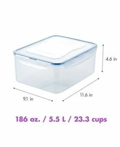 Lock N Lock Easy Essentials Rectangular 186-Oz. Food Storage Container 15 Lock N Lock Easy Essentials Rectangular 186-Oz. Food Storage Container -Hot Sale All Lighting Shop 20675559 fpx