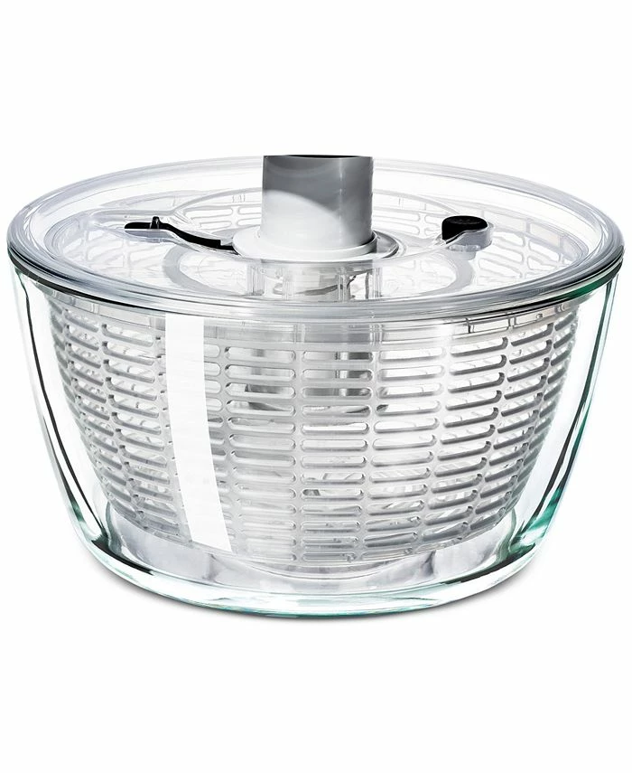 OXO Good Grips Glass Bowl Salad Spinner 3 OXO Good Grips Glass Bowl Salad Spinner