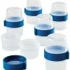 Lock N Lock Easy Essentials Twist Two Way Food Storage Container Set, 12-Piece, Clear