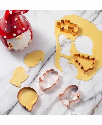 Enchante Cook With Color 5-Pc. Holiday Cookie Cutter Set & Cookie Jar 4 Enchante Cook With Color 5-Pc. Holiday Cookie Cutter Set & Cookie Jar - Image 2