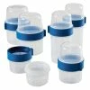 Lock N Lock Easy Essentials Twist Two Way Food Storage Container Set, 12-Piece, Clear