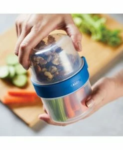 Lock N Lock Easy Essentials Twist Two Way Food Storage Container Set, 12-Piece, Clear -Hot Sale All Lighting Shop 22114261 fpx