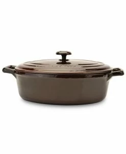 BergHOFF Neo Cast Iron Round Covered Casserole, 4.8 Quart