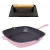 BergHOFF Neo Cast Iron Grill Pan And Bacon, Steak Press, Set Of 2 -Hot Sale All Lighting Shop 22227309 fpx