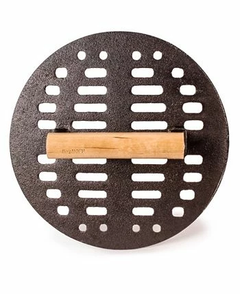 BergHOFF Neo Cast Iron Fry Pan, Grill Pan And Slotted Steak Press, Set Of 3 5 BergHOFF Neo Cast Iron Fry Pan, Grill Pan And Slotted Steak Press, Set Of 3 - Image 3