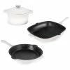 BergHOFF Neo Cast Iron Grill Pan, Fry Pan And 3 Quart Dutch Oven, Set Of 3 -Hot Sale All Lighting Shop 22227381 fpx