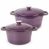 BergHOFF Neo Cast Iron 3 Quart Covered Dutch Oven And 7 Quart Covered Stockpot, Set Of 2 -Hot Sale All Lighting Shop 22227430 fpx