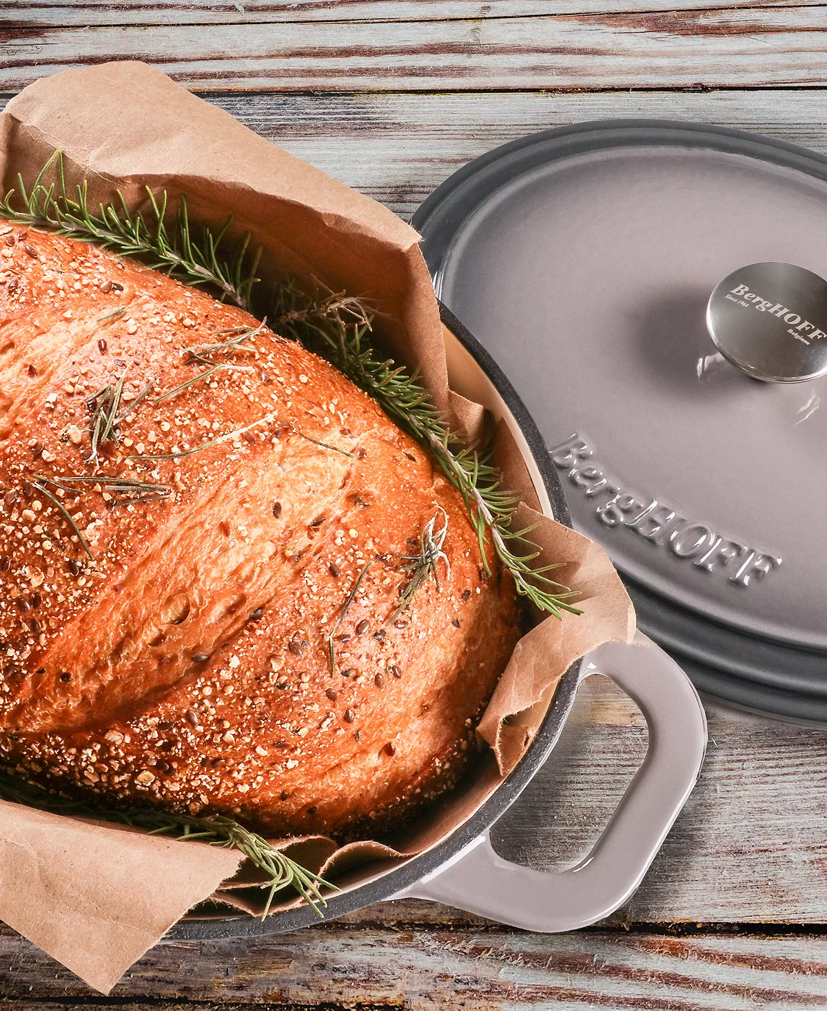 BergHOFF Neo Cast Iron Stockpot And Covered Dutch Ovens, Set Of 2 4 BergHOFF Neo Cast Iron Stockpot And Covered Dutch Ovens, Set Of 2 - Image 2