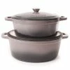 BergHOFF Neo Cast Iron Stockpot And Covered Dutch Ovens, Set Of 2