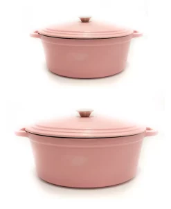 BergHOFF Neo Cast Iron Stockpot And Covered Dutch Ovens, Set Of 2