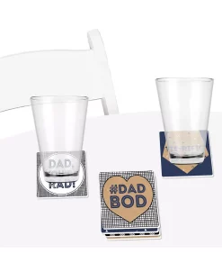 Big Dot Of Happiness My Dad Is Rad - Funny Father's Day Party Decorations - Drink Coasters - Set Of 6 -Hot Sale All Lighting Shop 23265831 fpx