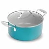Gotham Steel Ocean Blue Series Ti-Ceramic Nonstick 5-Qt. Stockpot & Lid -Hot Sale All Lighting Shop 23333931 fpx