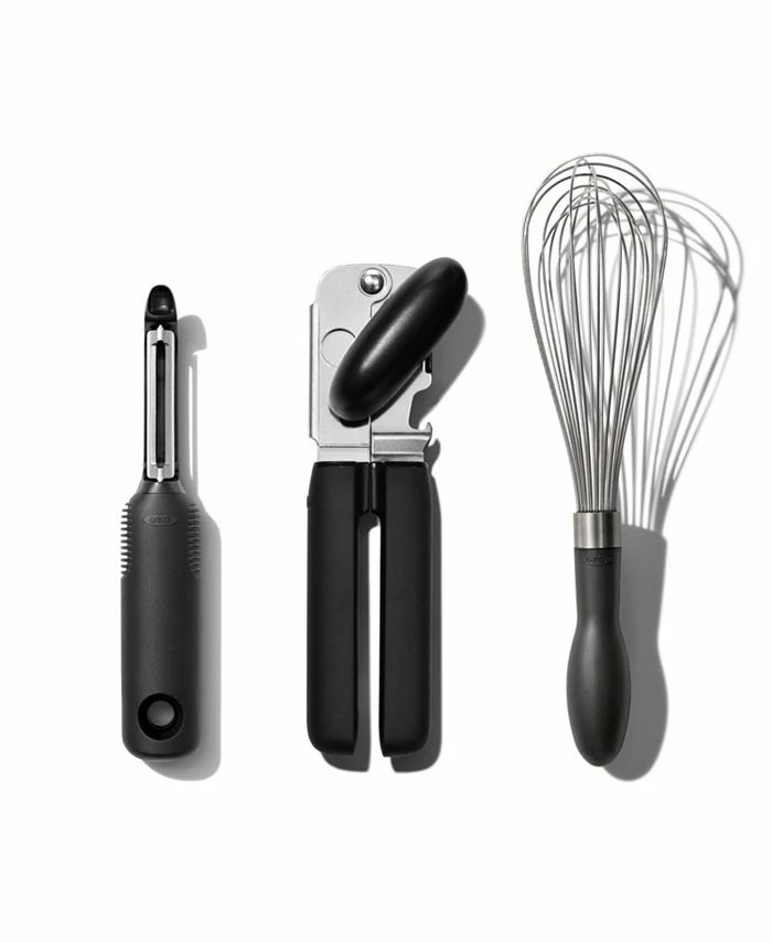 OXO Good Grips Starter Kitchen Tool Set, 3 Piece 3 OXO Good Grips Starter Kitchen Tool Set, 3 Piece