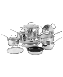 Cuisinart Hef's Classic 14-Pc. Stainless Steel Cookware Set, Created For Macy's -Hot Sale All Lighting Shop 3117777 fpx